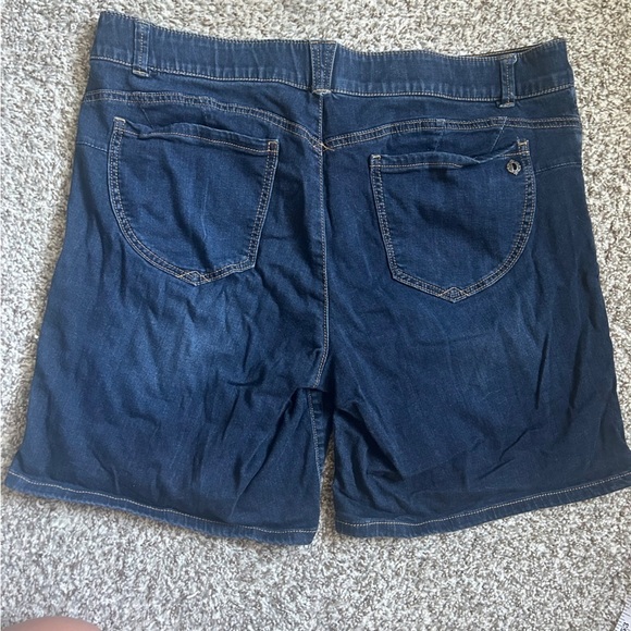 Democracy Blue Denim Jean Shorts Stretch Casual Summer Classic 16 - Picture 4 of 6